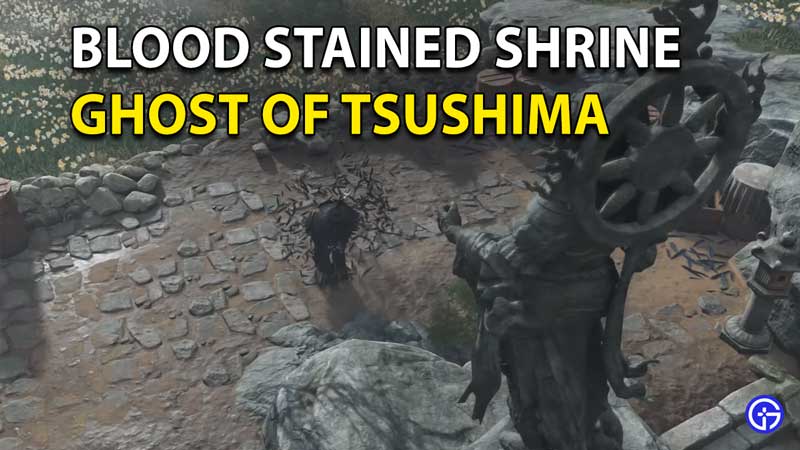 Ghost of Tsushima Blood Stained Shrine Puzzle Solution