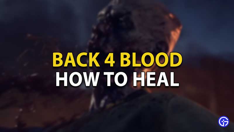 how to heal back 4 blood