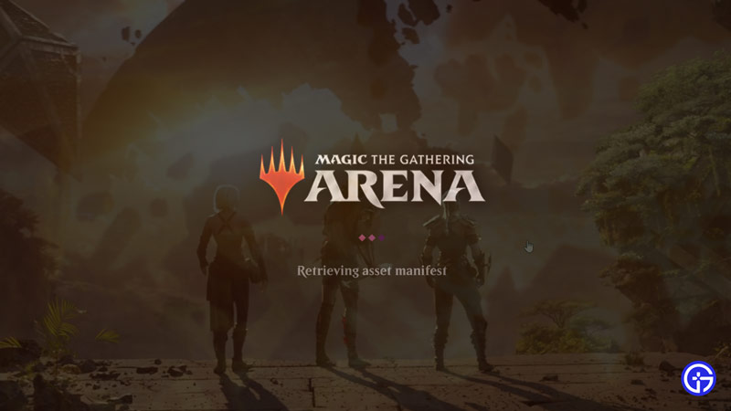 retrieving asset manifest mtg arena