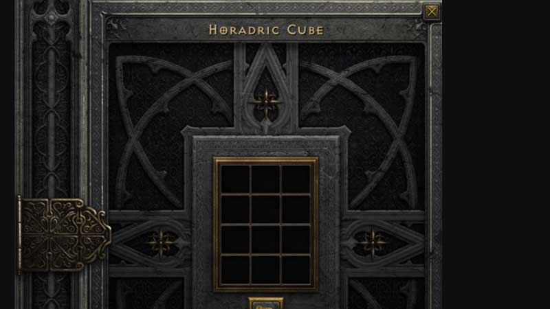 Diablo 2 Resurrected inventory management horadric cube