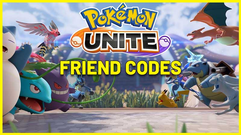 Pokemon Unite Friend Codes