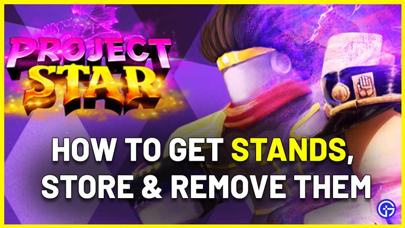 Project Star how to get a stand and store it