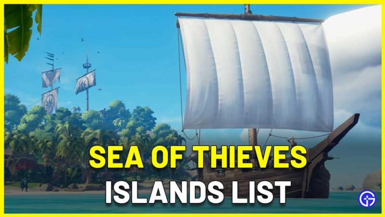 Sea Of Thieves Islands List - All Locations & Map Coordinates