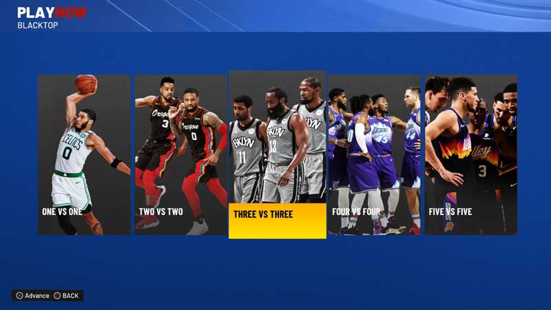 blacktop gameplay modes