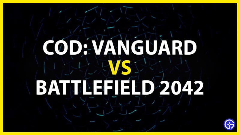 cod vanguard vs battlefield 2042