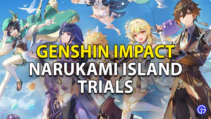 Narukami Time Trial Genshin Impact: All Narukami Island Challenges