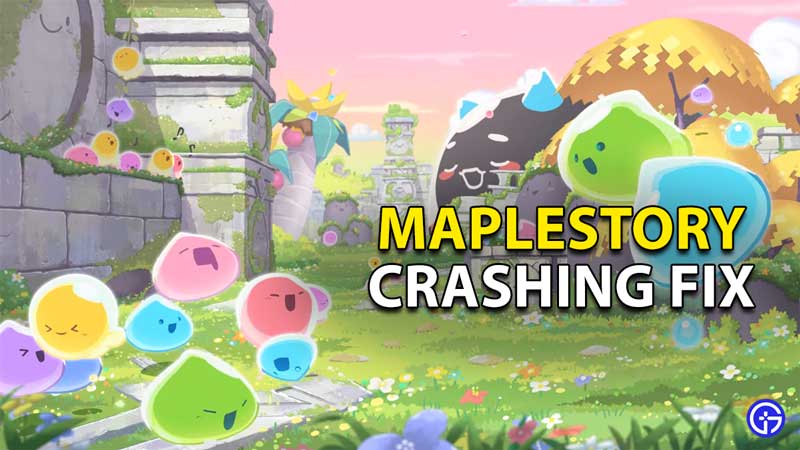 how to fix maplestory keeps crashing