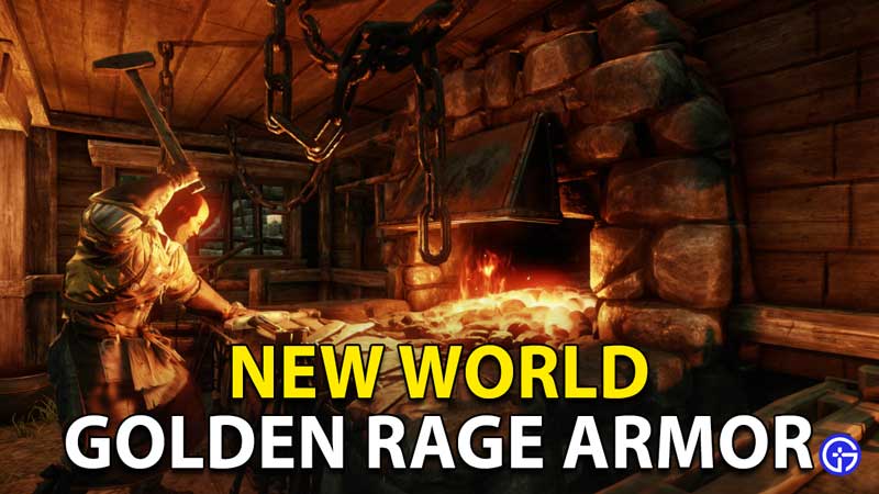 New World Golden Rage Armor: How To Get And Claim Twitch Drop?