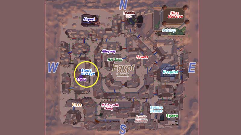 project star stand storage location cairo map