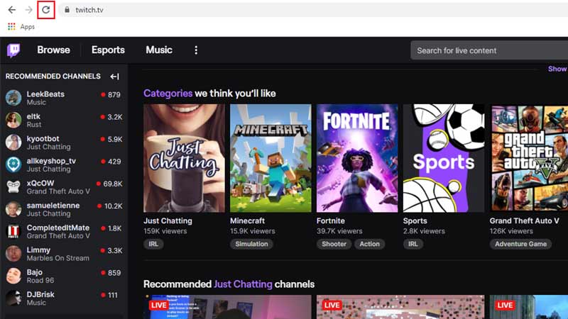 how to fix twitch network error 2000