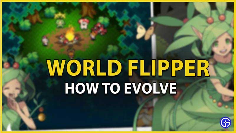 world flipper how to evolve