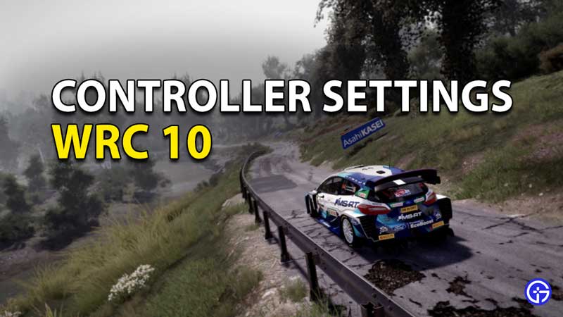 WRC 10 Controller Settings