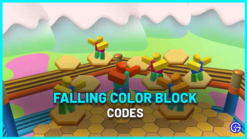 Falling Color Block Codes Roblox