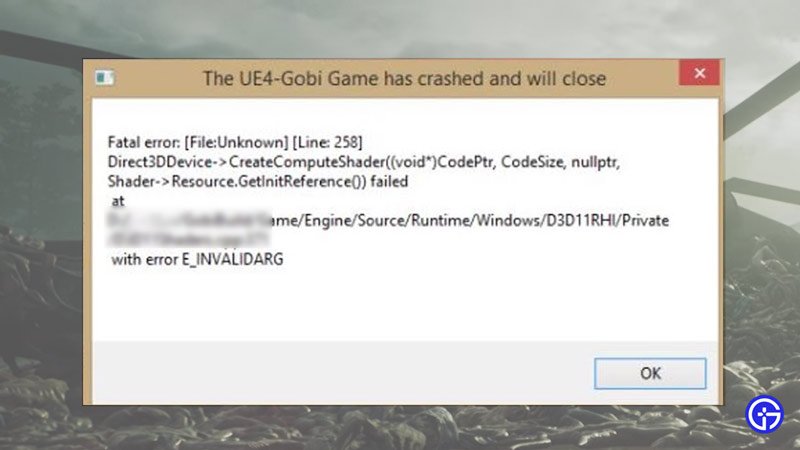 b4b fatal error line 258