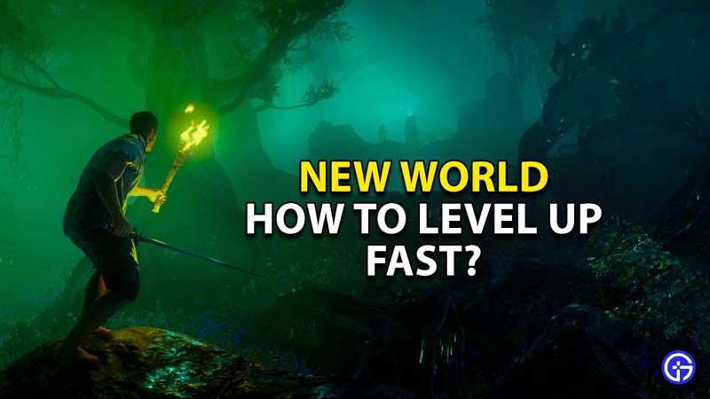 how to level up fast new world