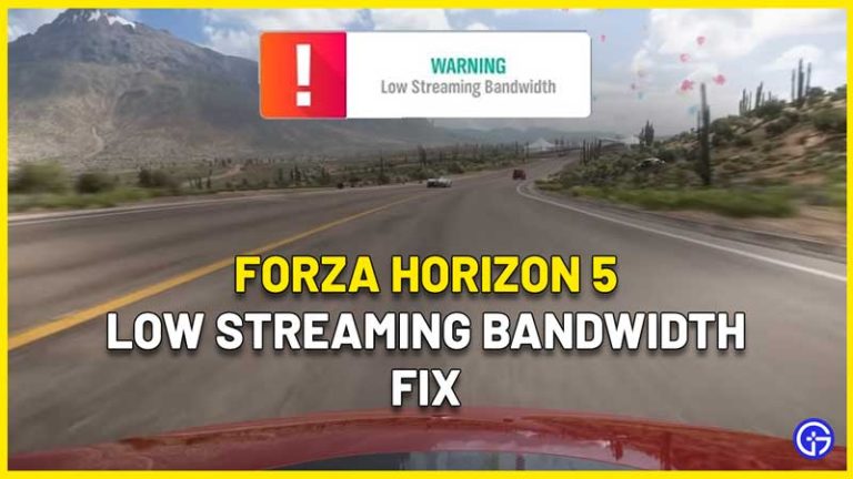 Low Streaming Bandwidth Forza Horizon 5 FIX - Gamer Tweak