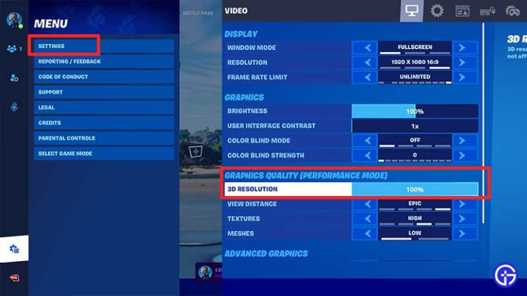 Fix Fortnite Chapter 3 Blurry Or Pixelated Graphics - Gamer Tweak