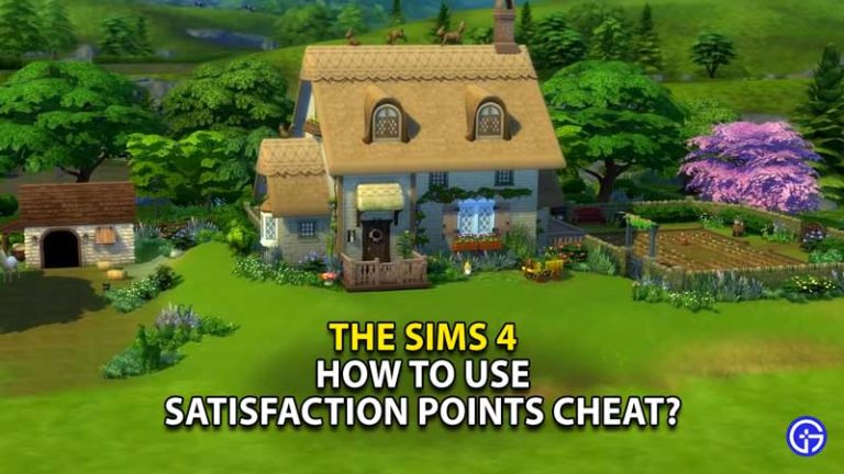 How To Use The Satisfaction Points Cheat In Sims 4
