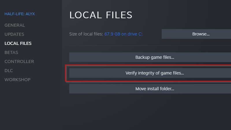 Verify Game File Integrity elden ring