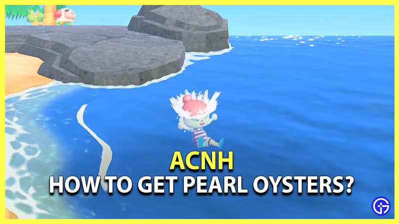animal crossing new horizons get pearl oysters