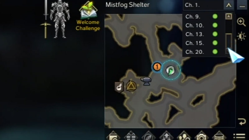 how to change channels in lost ark
