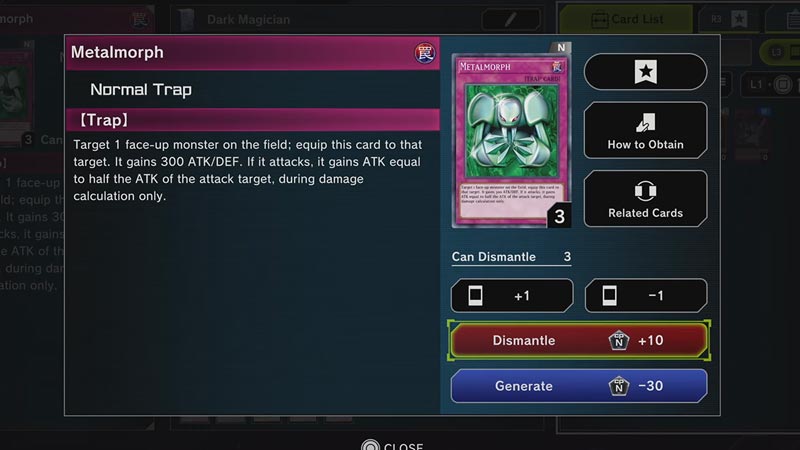 metalmorph trap card
