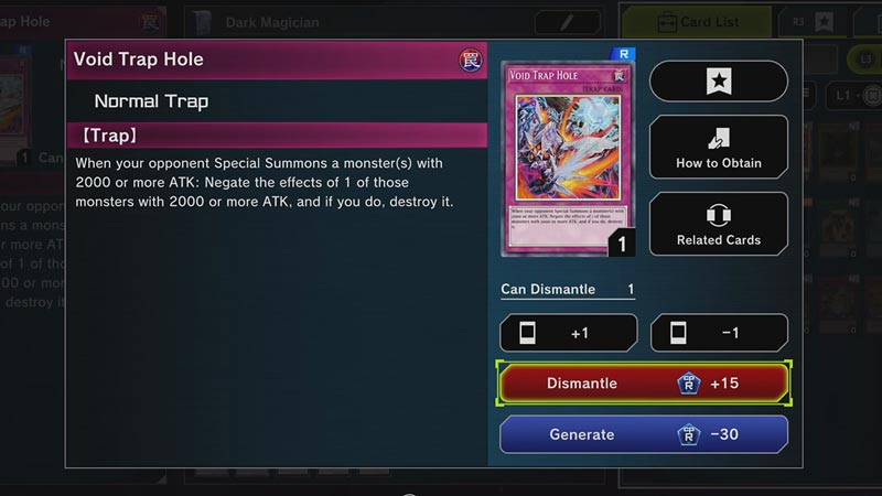 void trap hole card