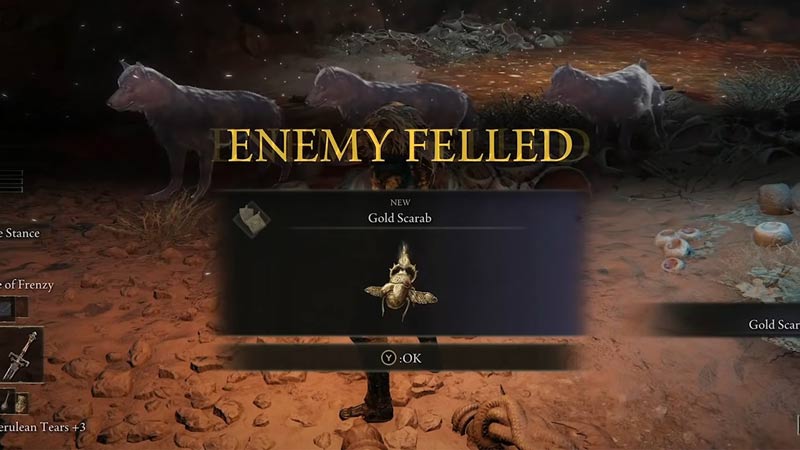how to get and use golden scarab in elden ring