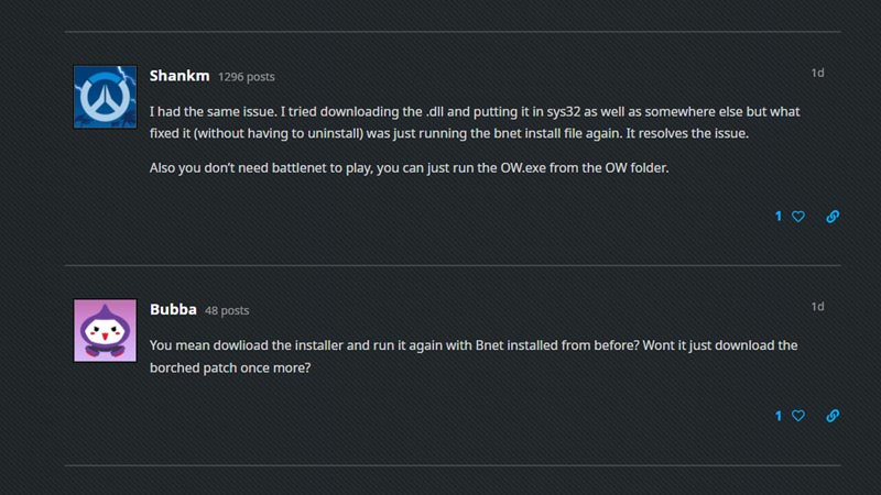 battle net dll error fix