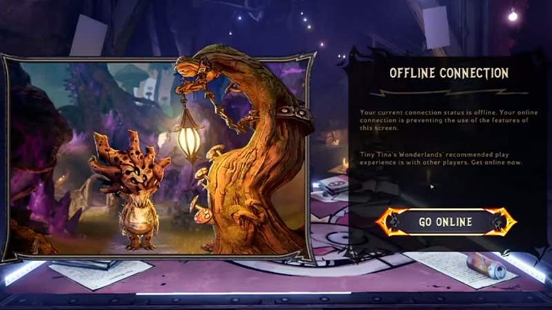 tiny tinas wonderlands network error fix