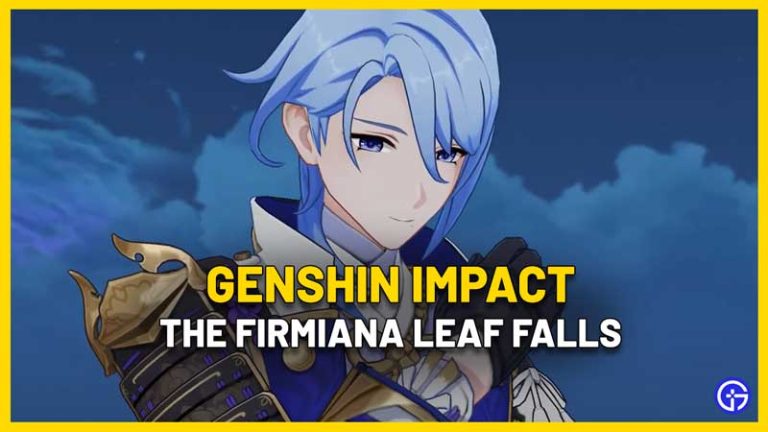 What Quest Is The Firmiana Leaf Falls