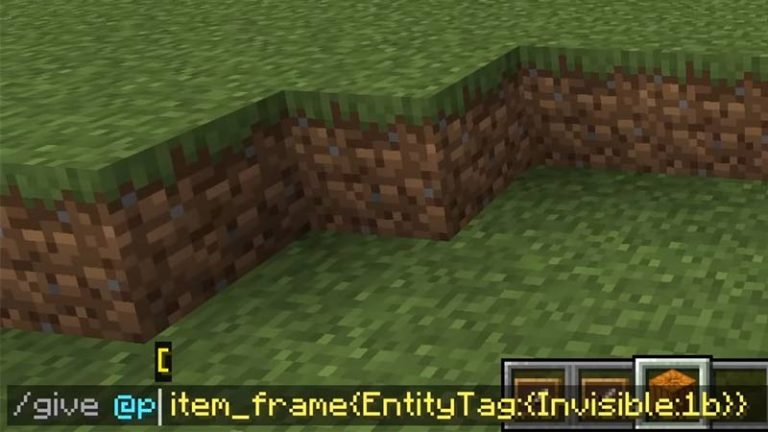 Invisible Item Frame Command In Minecraft - Gamer Tweak