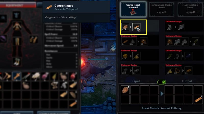 v rising how to get copper ore and copper ingots