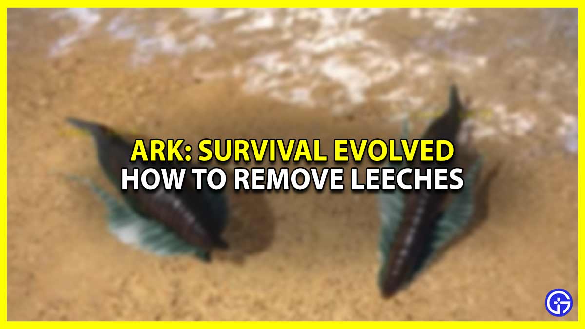 ARK Survival Evolved How To Remove Leech
