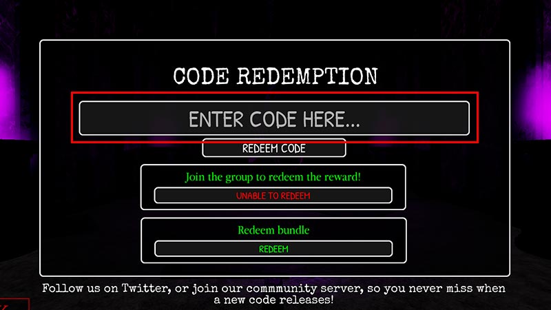 Redeem Codes