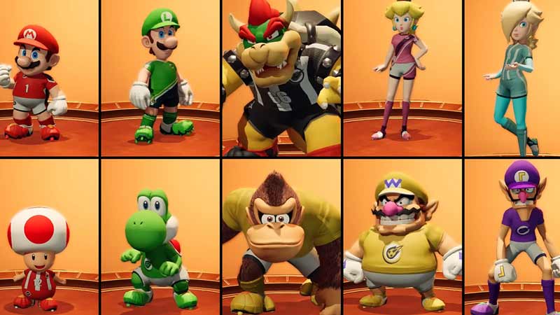 character tier list mario strikers battle league