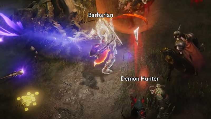 diablo immortal friends different server