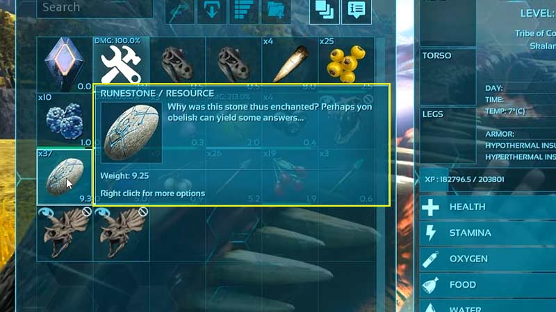 ark survival evolved get use runestones