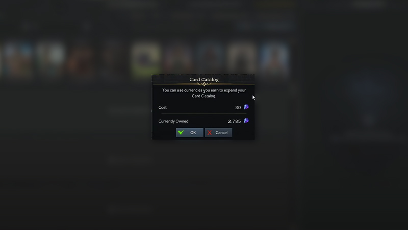 Lost Ark Increase Card Catalog
