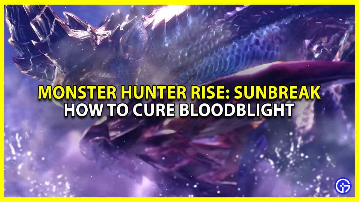 Monster Hunter Rise Sunbreak How to Cure Bloodblight