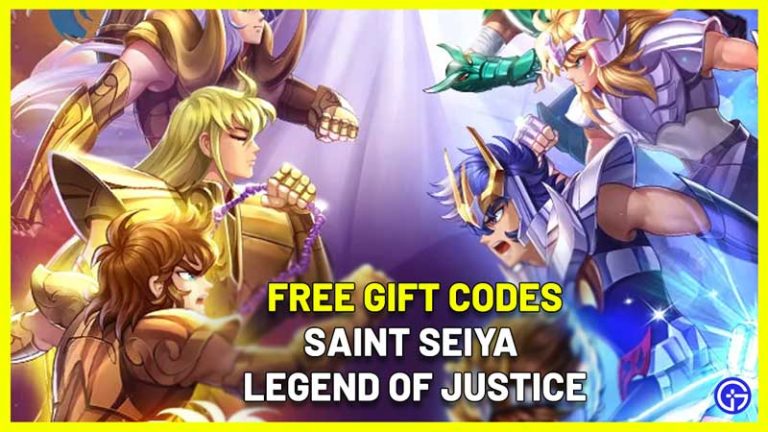 Code Cadeau Saint Seiya Legend Of Justice