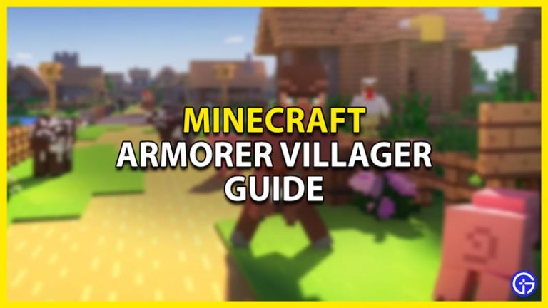 How To Make Armorer Villager Guide In Minecraft 1.19