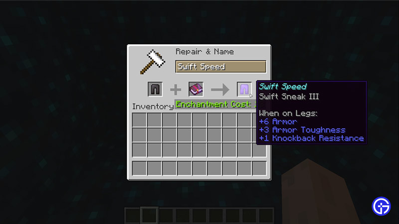 swift sneak minecraft