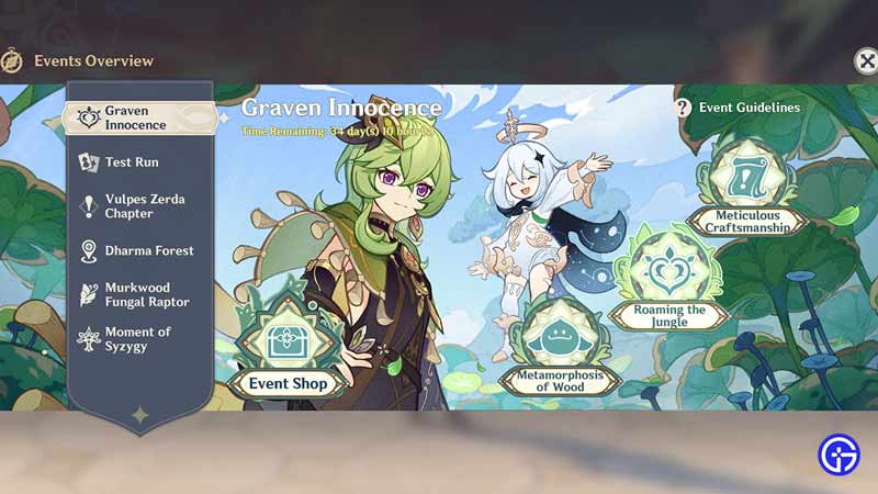 graven innocence event collei genshin impact