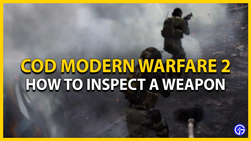 mw 2 inspect weapon