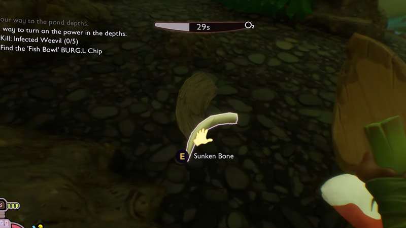 get sunken bone grounded