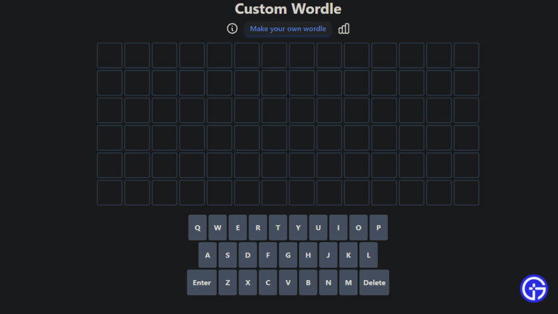 how to make custom wordle