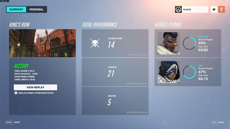 match information