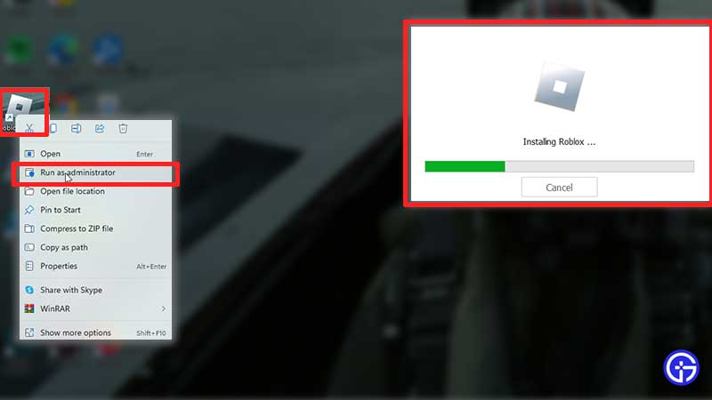 run roblox as administrator