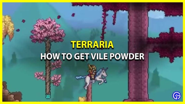 How To Make Vile Powder In Terraria